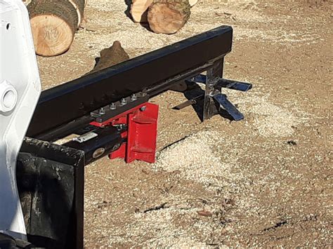 dirt works skid steer log splitter|best skid steer splitter attachments.